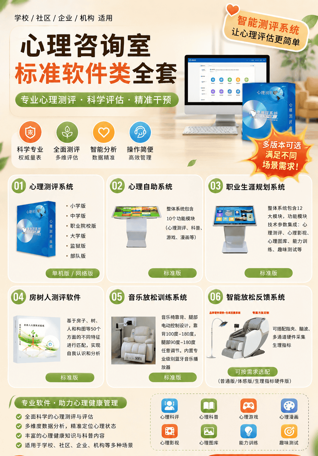 心理咨询室设备怎么选？一篇了解全品类配置