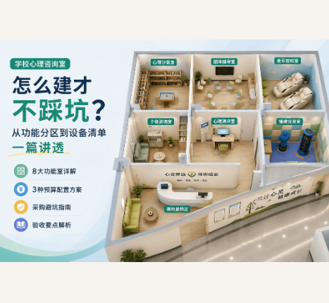 学校心理咨询室怎么建？8大功能室+设备清单，一次讲透！